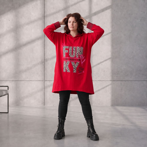Funky Diva · Hoodie · RiskyDiva · KD533 · OldRed