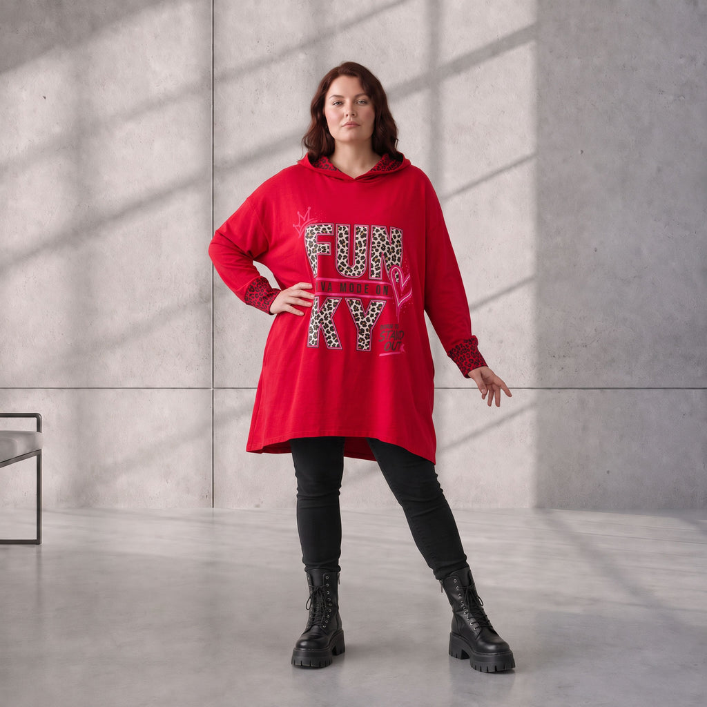 Funky Diva · Hoodie · RiskyDiva · KD533 · OldRed