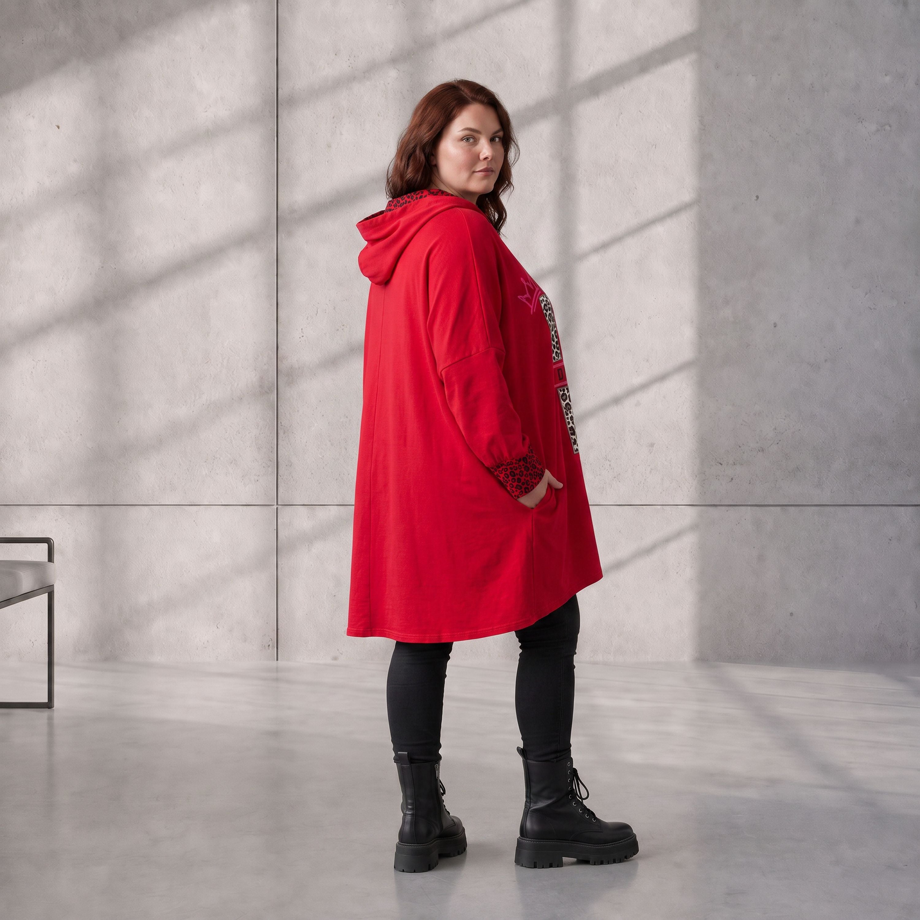 Funky Diva · Hoodie · RiskyDiva · KD533 · OldRed
