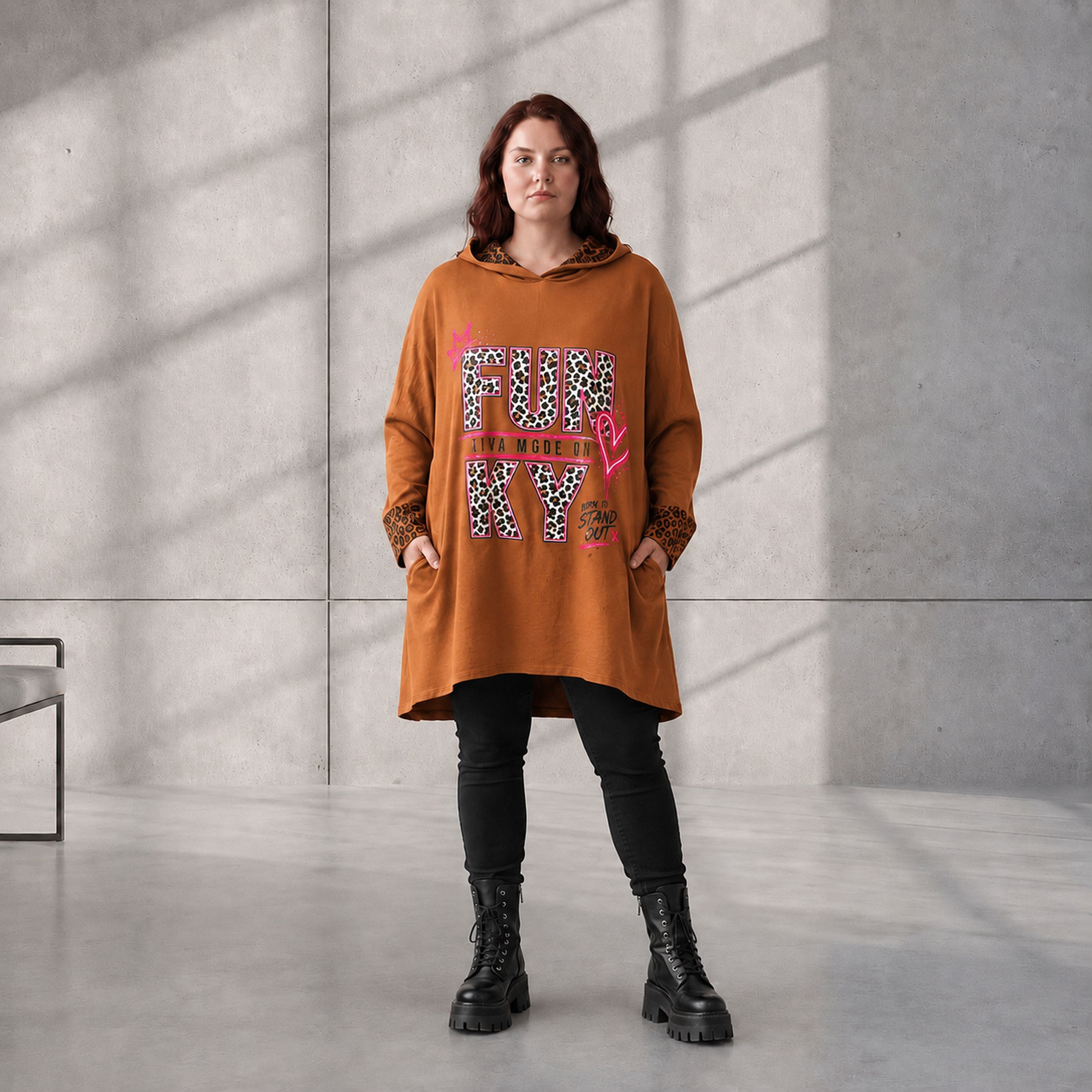 Funky Diva · Hoodie · RiskyDiva · KD533 · OldRust