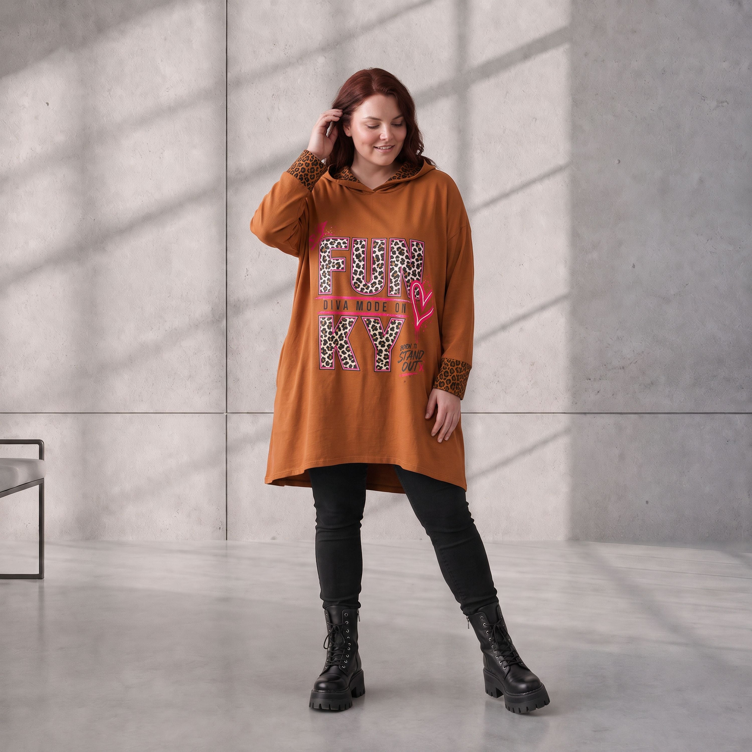 Funky Diva · Hoodie · RiskyDiva · KD533 · OldRust