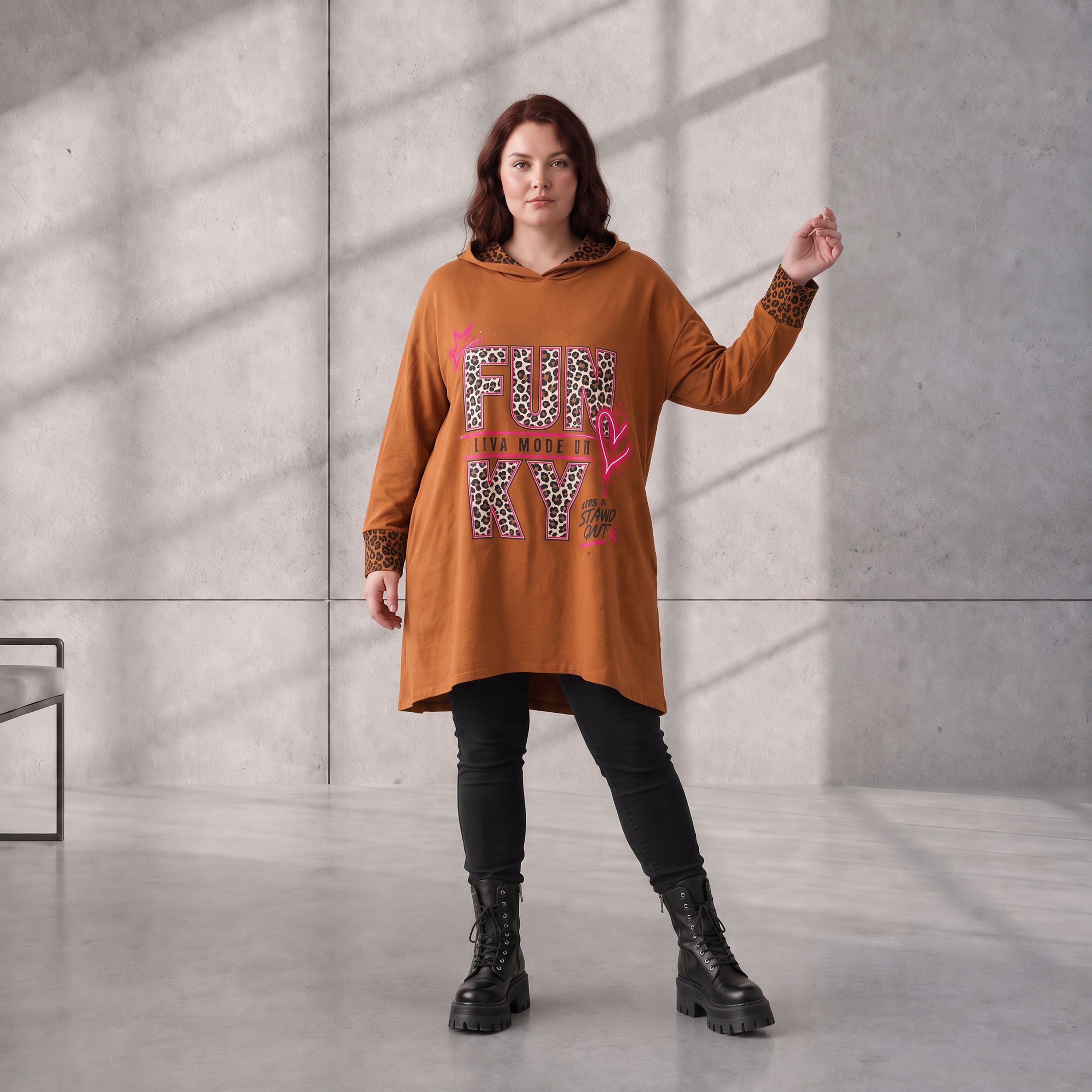 Funky Diva · Hoodie · RiskyDiva · KD533 · OldRust