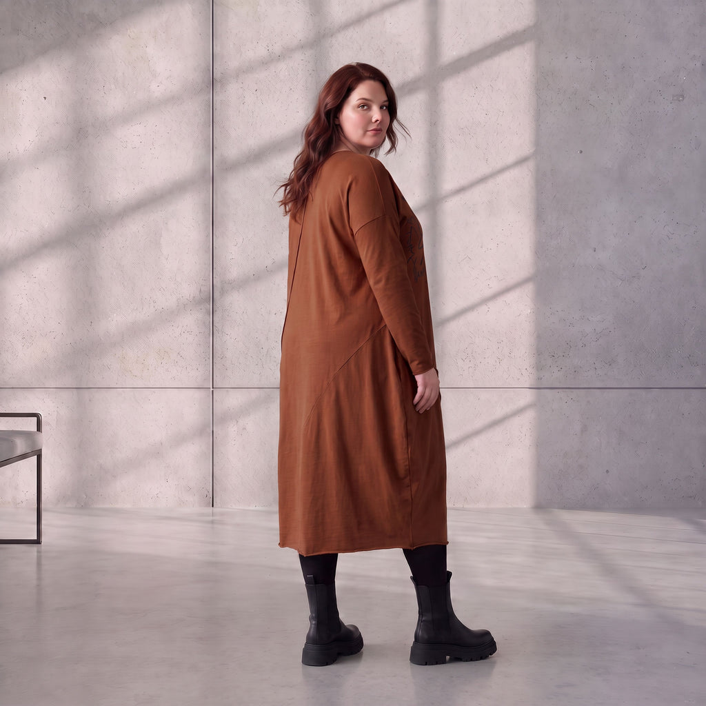 Funky Diva · Jurk · RiskyDiva · KD538 · OldBrown