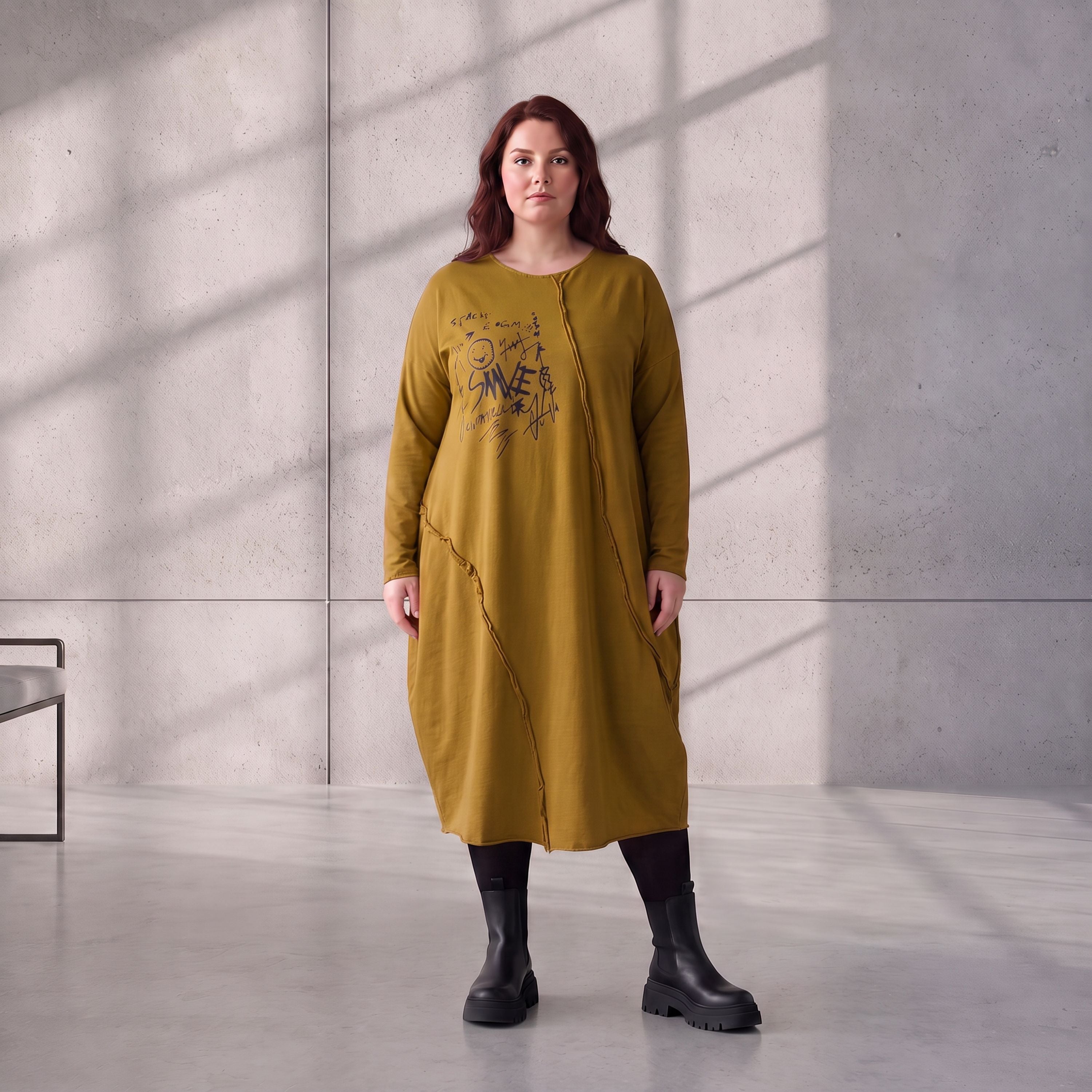 Funky Diva · Jurk · RiskyDiva · KD538 · OldCamel