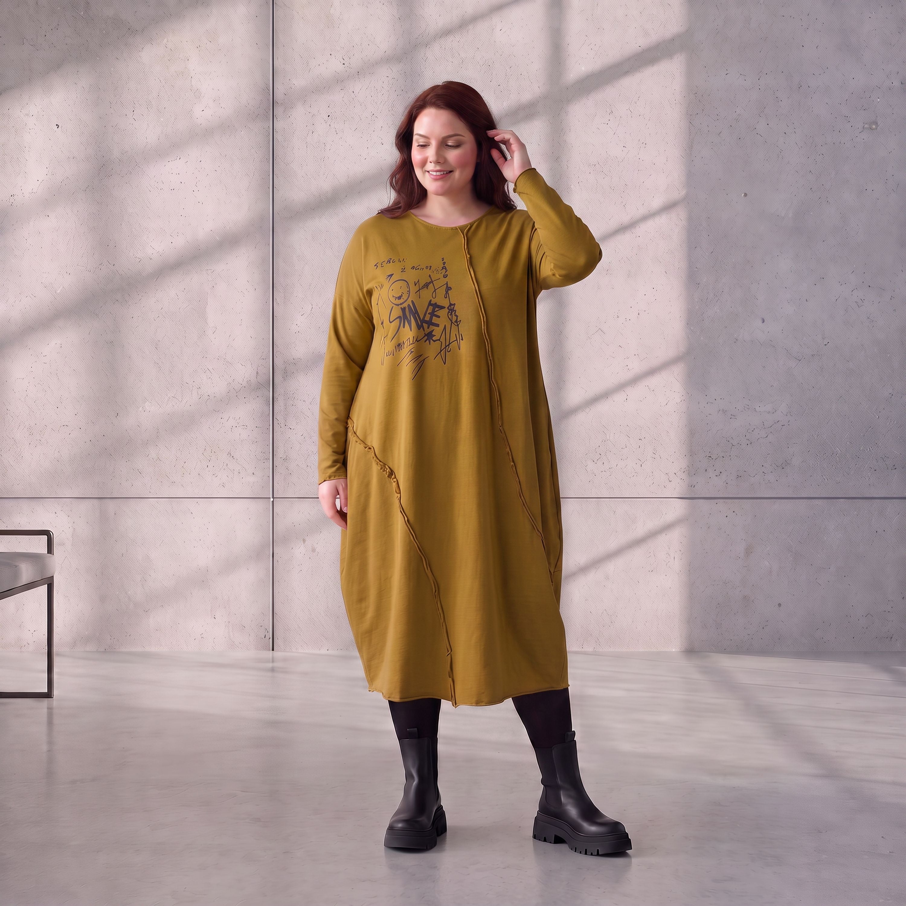 Funky Diva · Jurk · RiskyDiva · KD538 · OldCamel