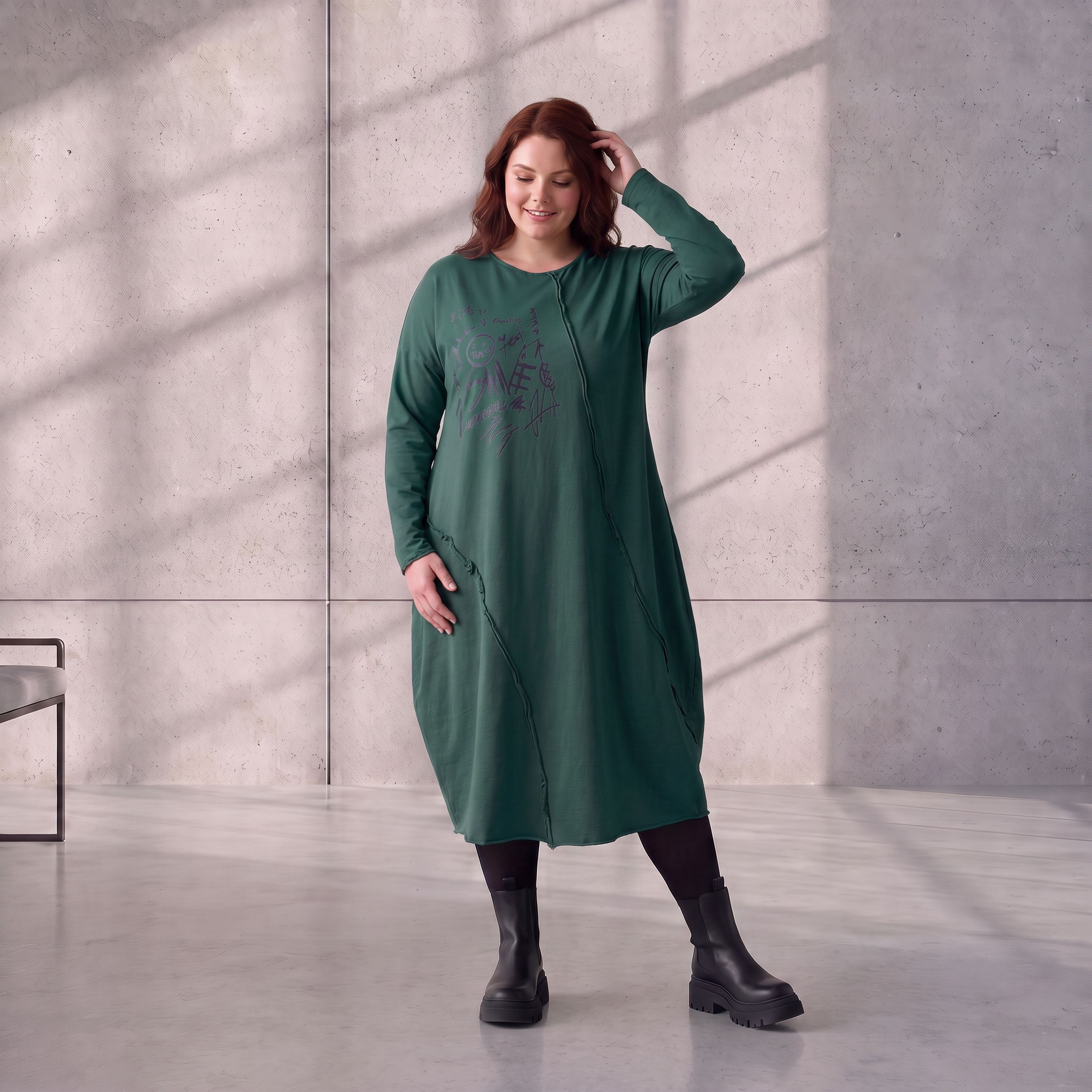 Funky Diva · Jurk · RiskyDiva · KD538 · OldGreen