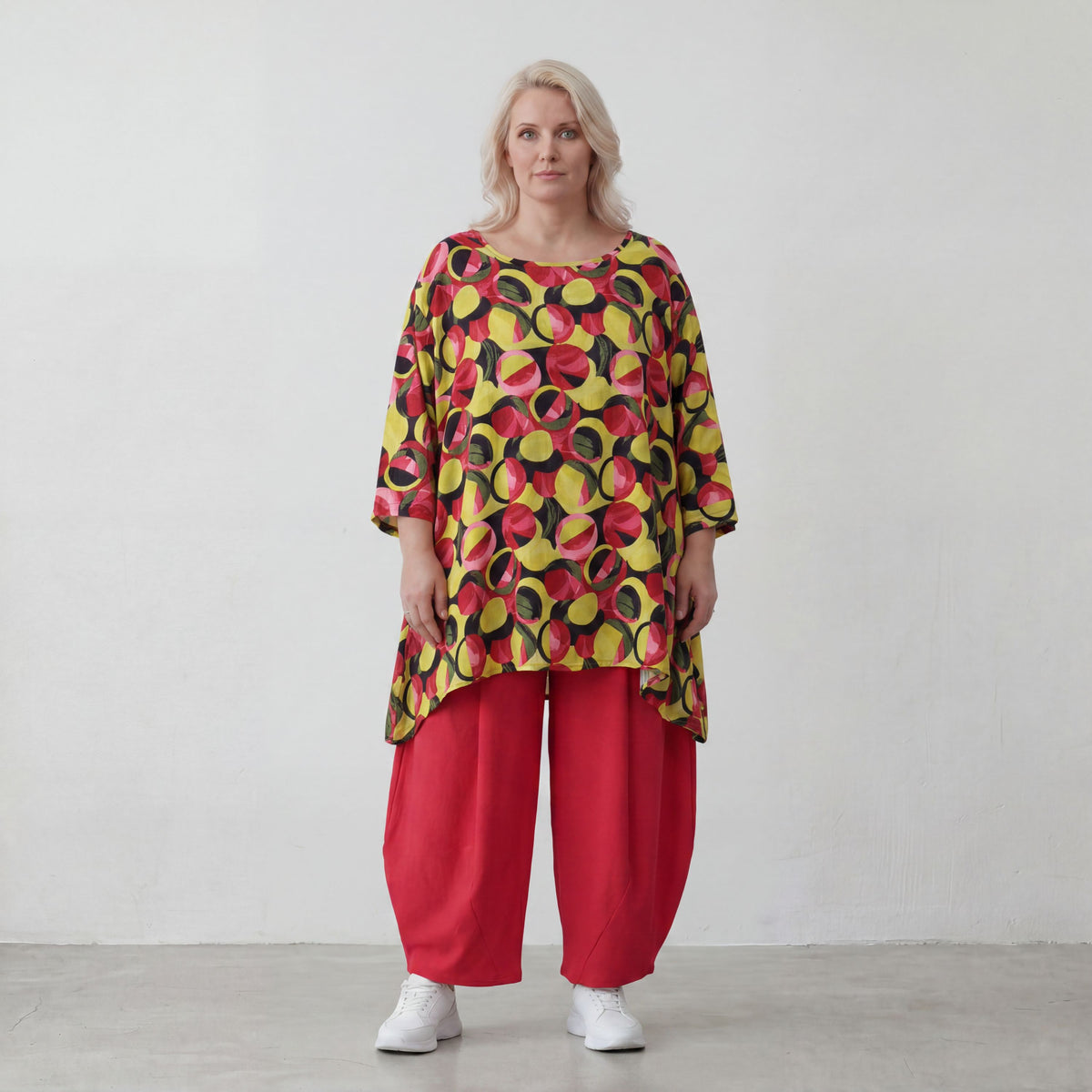 AKH Fashion · Shirt · Sabeen · 593 · PinkCircles