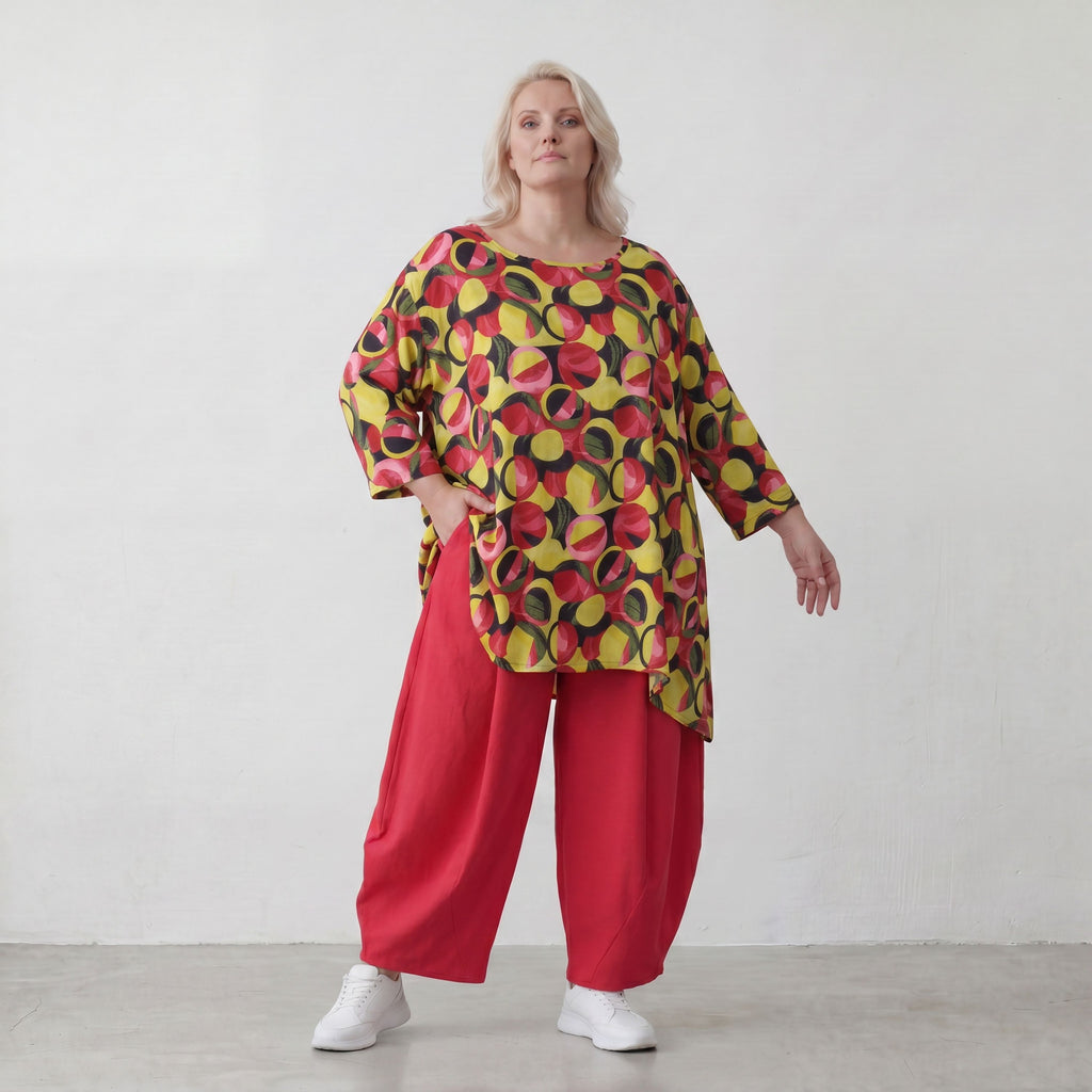 AKH Fashion · Shirt · Sabeen · 593 · PinkCircles