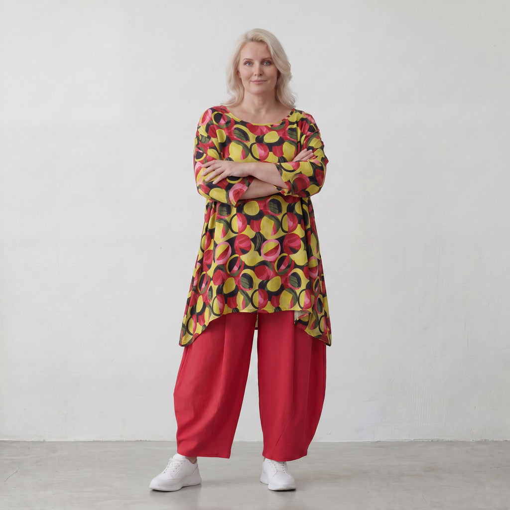 AKH Fashion · Shirt · Sabeen · 593 · PinkCircles