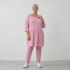 AKH Fashion Shirt 7229 SailorBabe, Weiß-Fuchsia