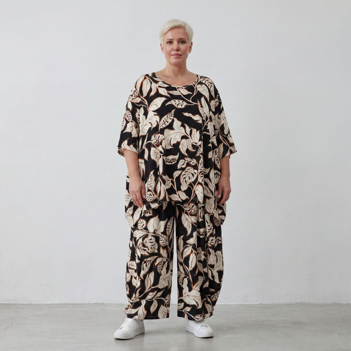 AKH Fashion · Shirt · Samona · 593 · Leaf