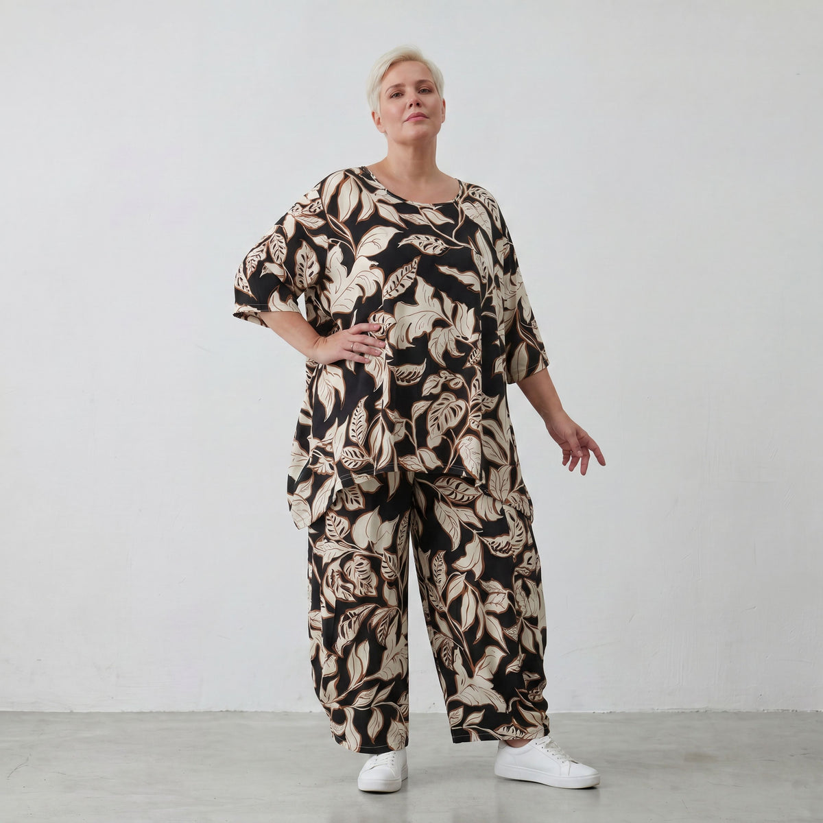 AKH Fashion · Shirt · Samona · 593 · Leaf