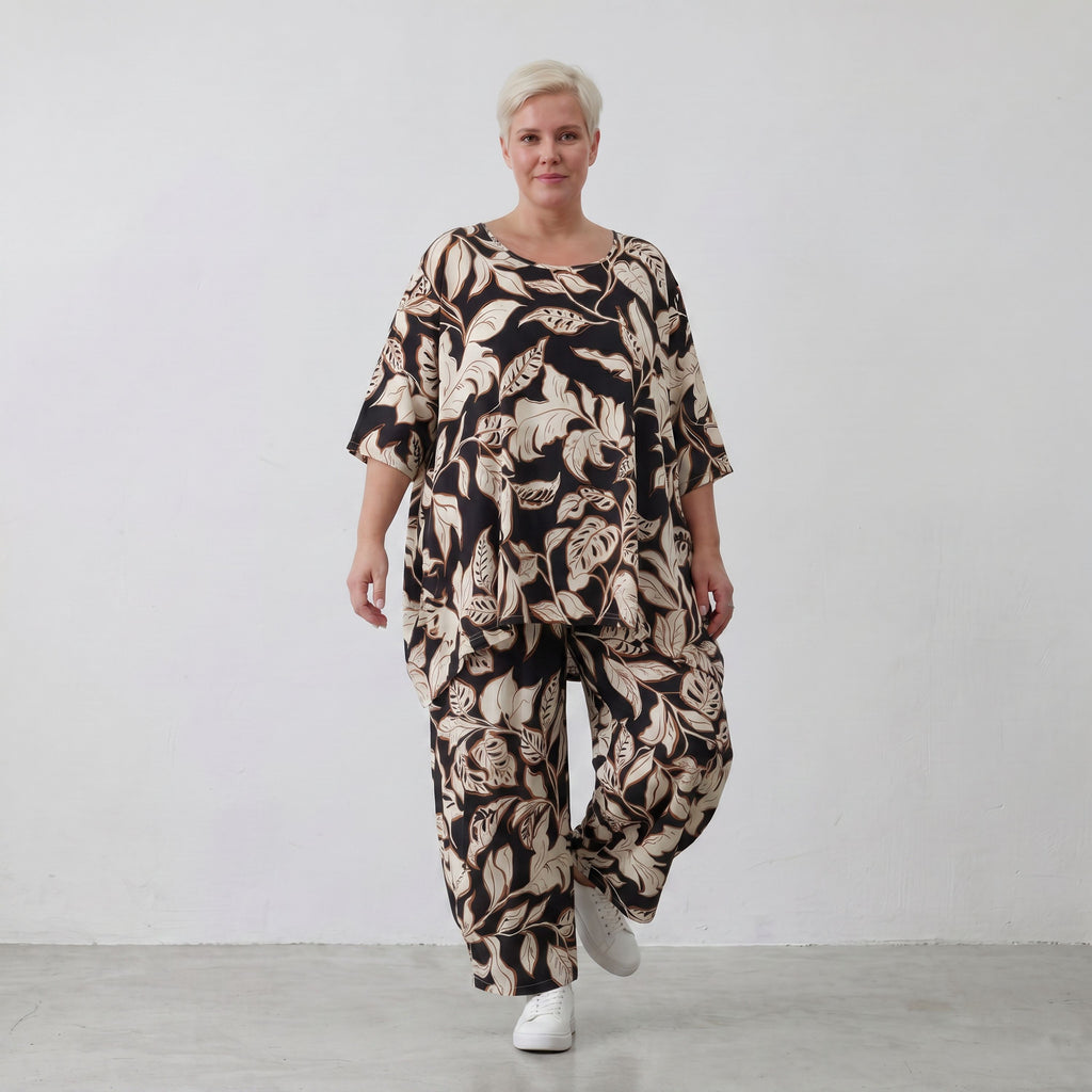AKH Fashion · Shirt · Samona · 593 · Leaf
