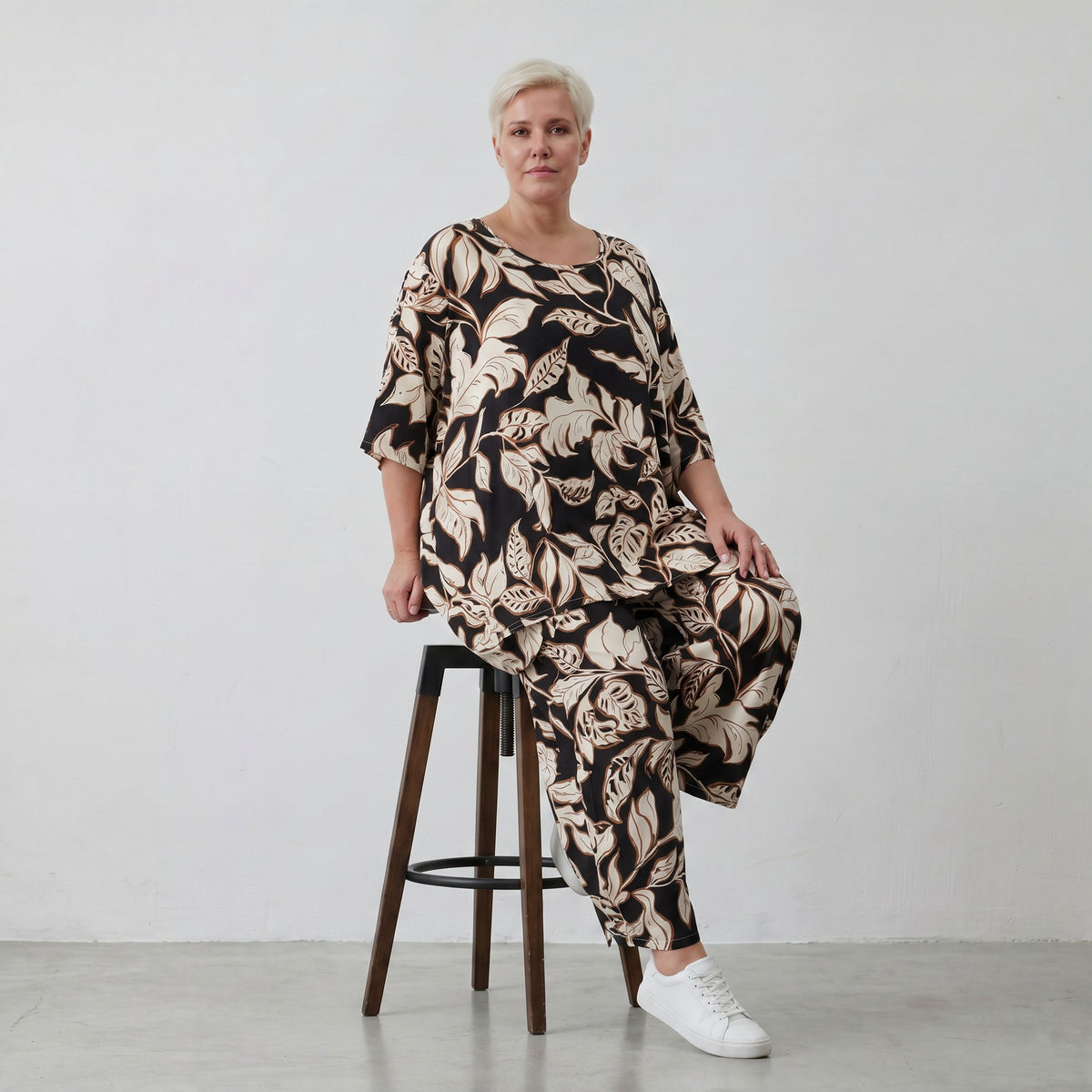 AKH Fashion · Shirt · Samona · 593 · Leaf