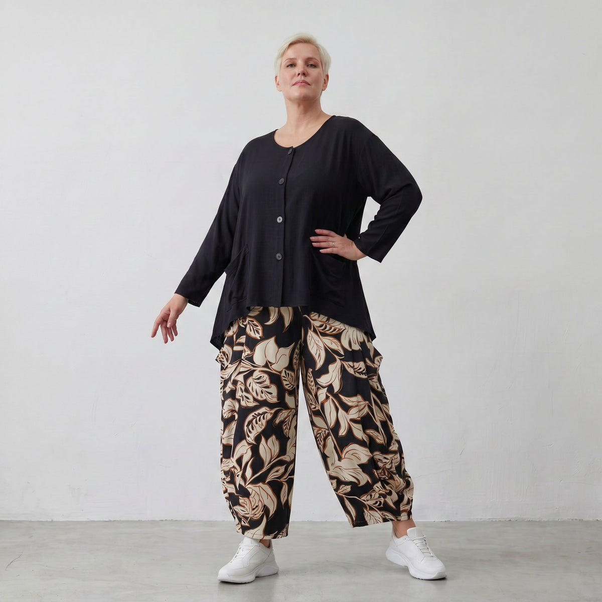 AKH Fashion · Hose · Samona · 8069 · Leaf