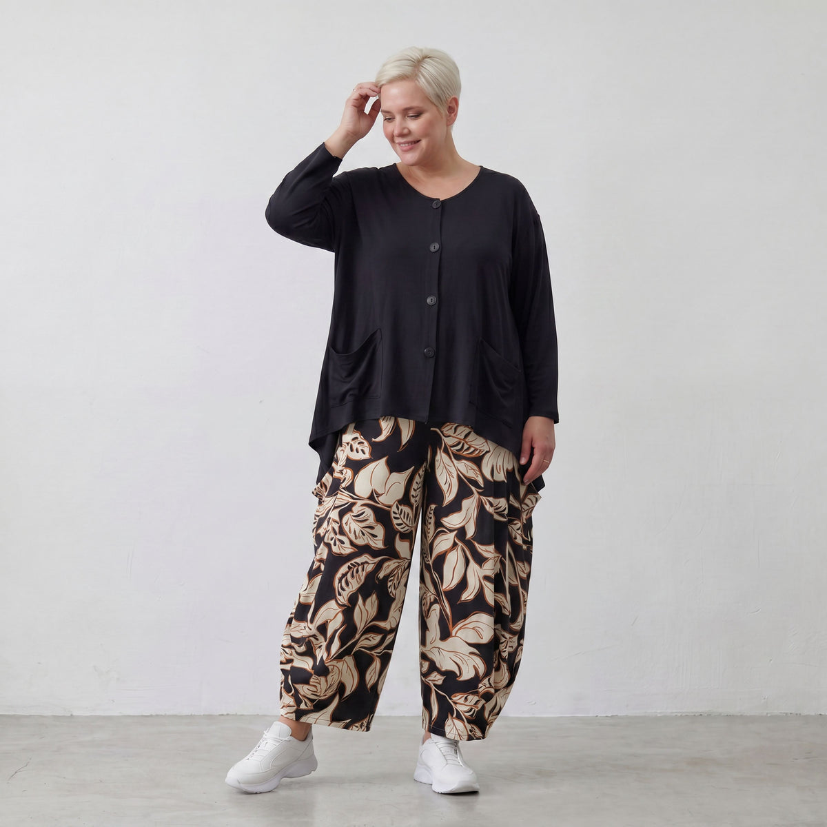 AKH Fashion · Hose · Samona · 8069 · Leaf