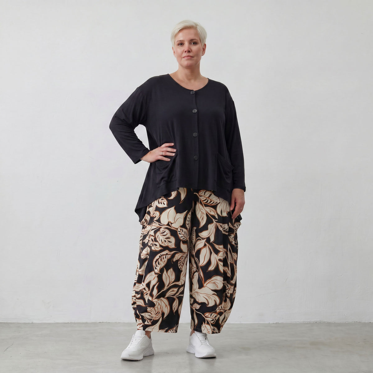 AKH Fashion · Hose · Samona · 8069 · Leaf