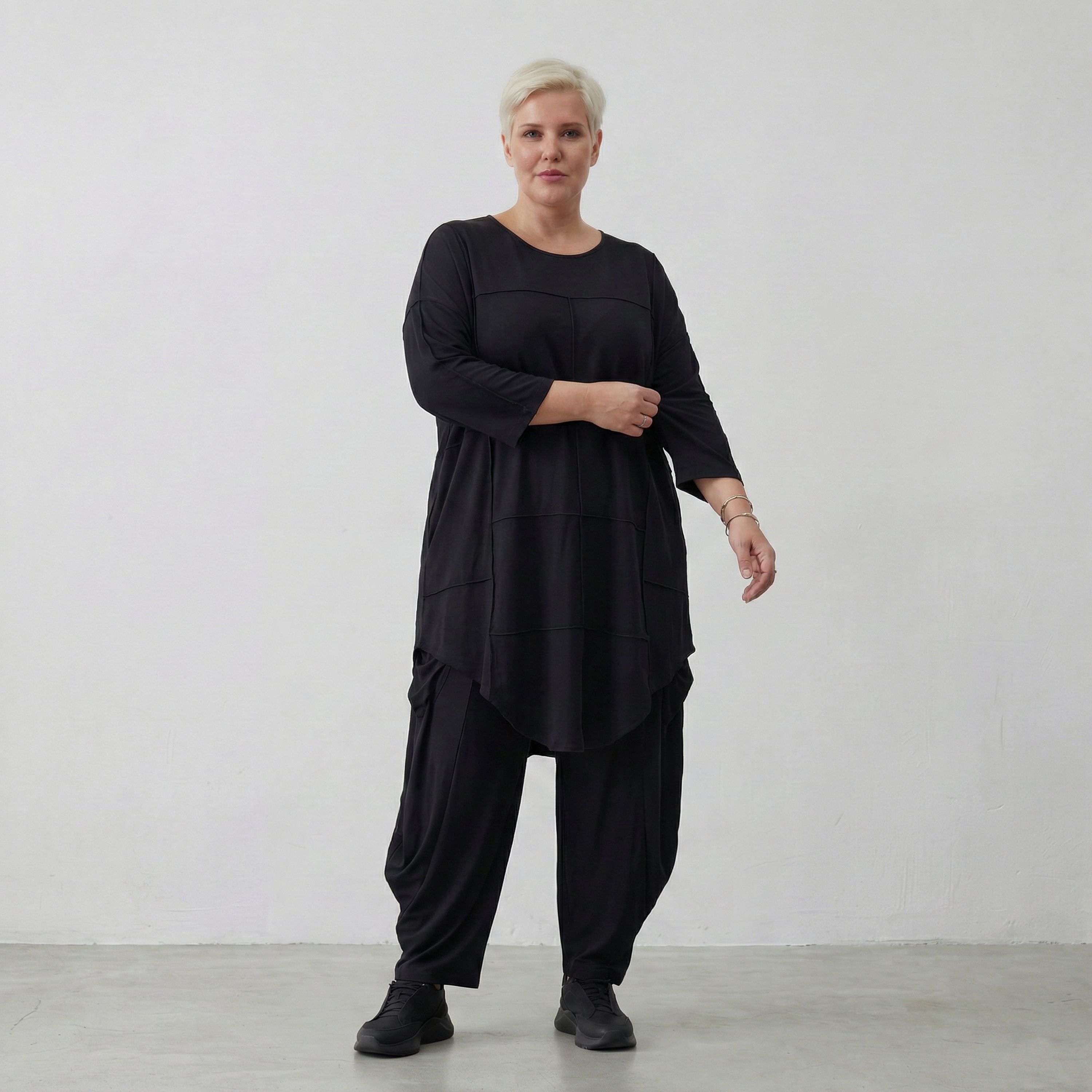 AKH Fashion Shirt 6515 Skye, Schwarz