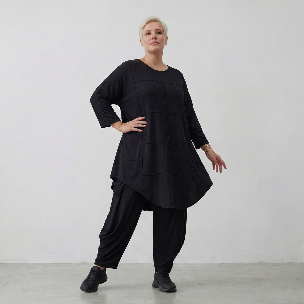 AKH Fashion 6515 Big Shirt, Black