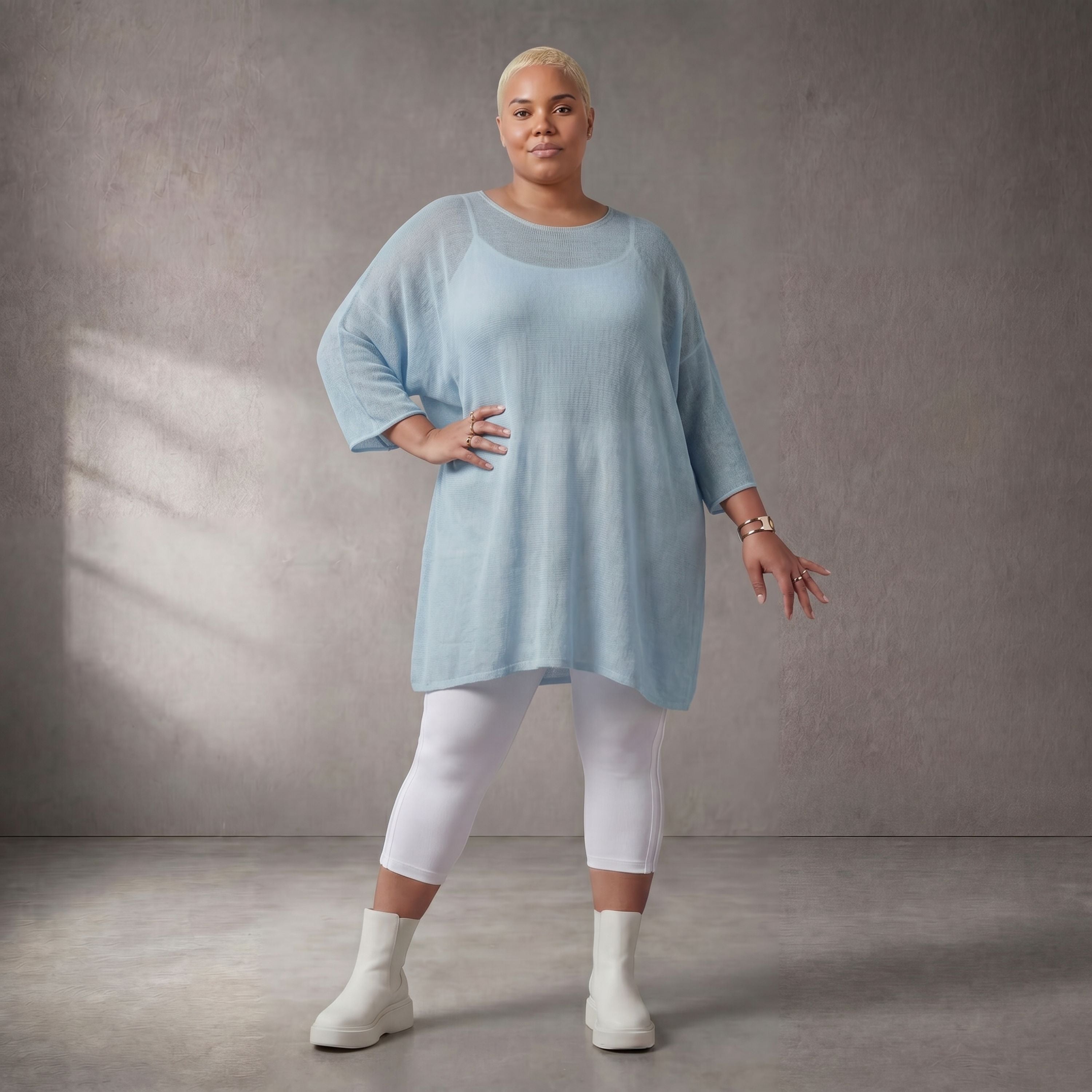 Funky Diva · Shirt · KnityDiva · 26012 · LightBlue