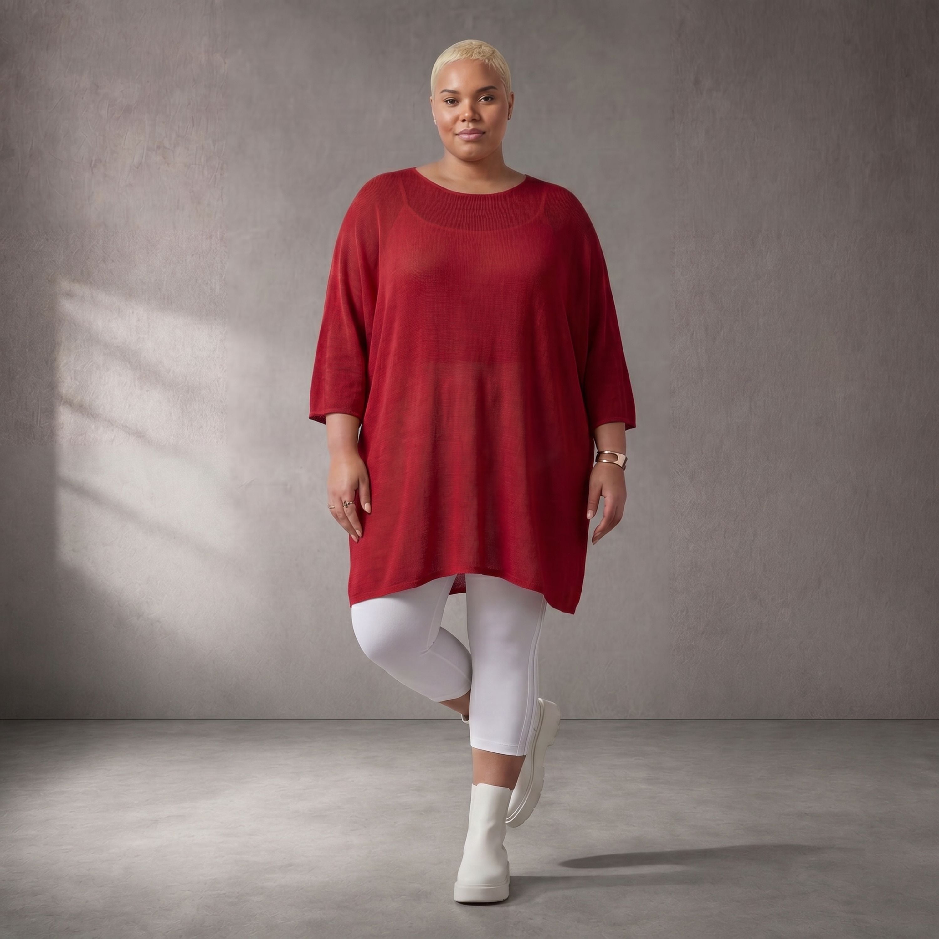 Funky Diva · Shirt · KnityDiva · 26012 · DeepRed