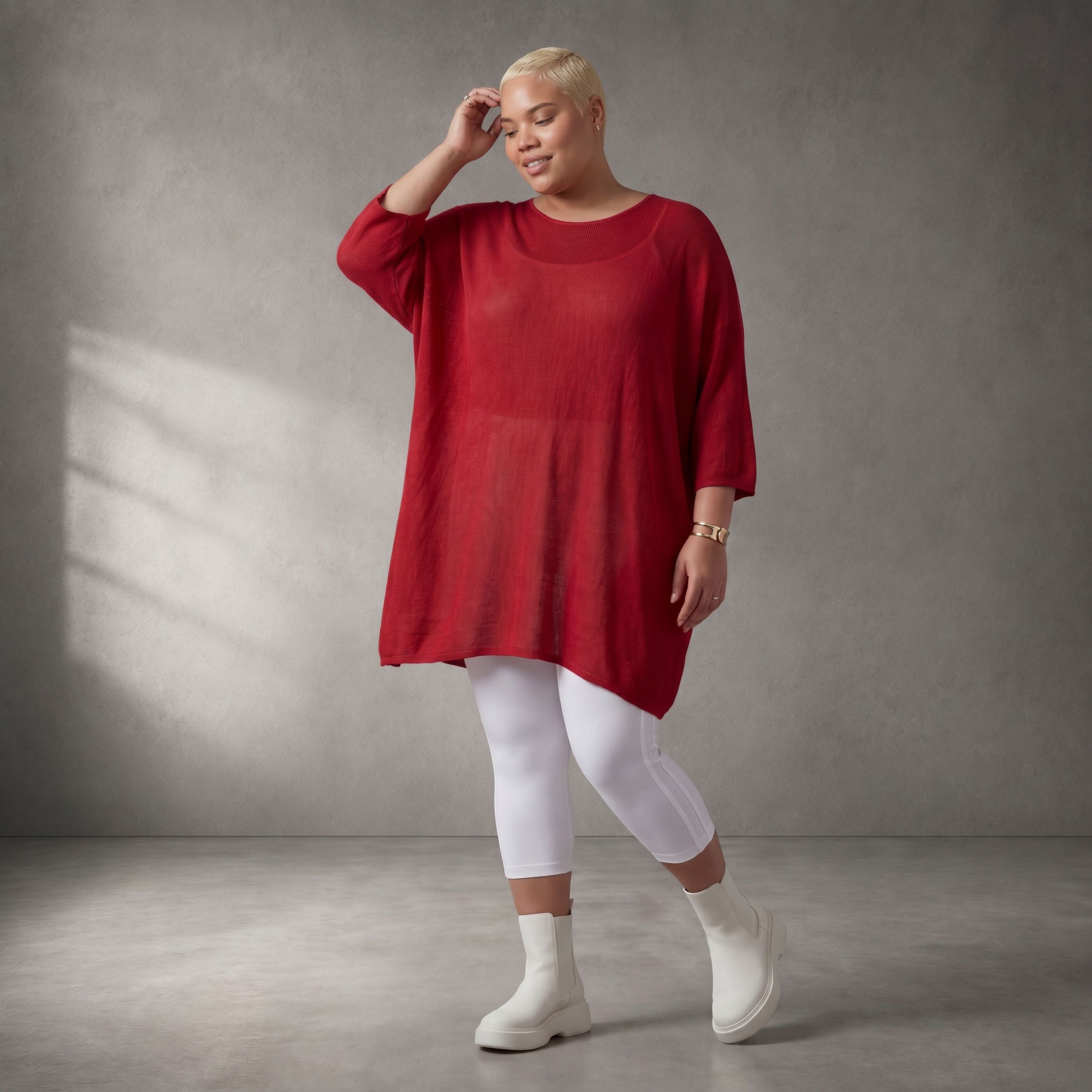 Funky Diva · Shirt · KnityDiva · 26012 · DeepRed