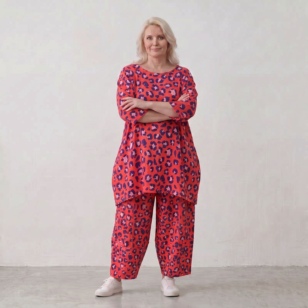 AKH Fashion · Trousers · Sumia · 7189 · WildCherry