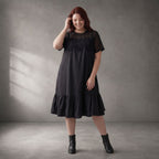 Pomme Rouge · Kleid · C6572 · Spitze · Schwarz