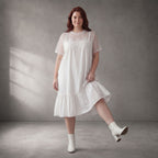 Pomme Rouge · Kleid · C6572 · Spitze · Weiß