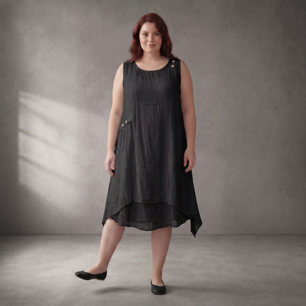 Funky Diva · Tunika · F126 · Schwarz