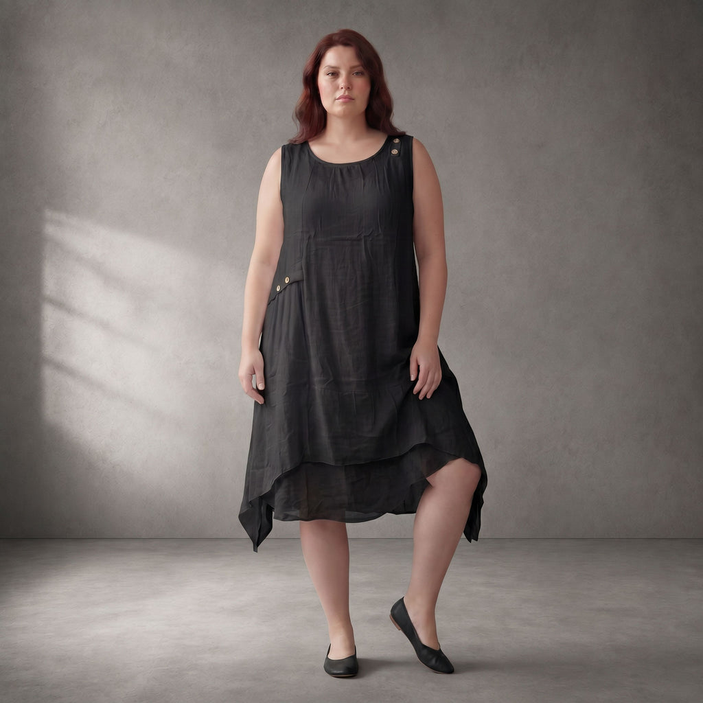 Funky Diva · Tunika · F126 · Schwarz