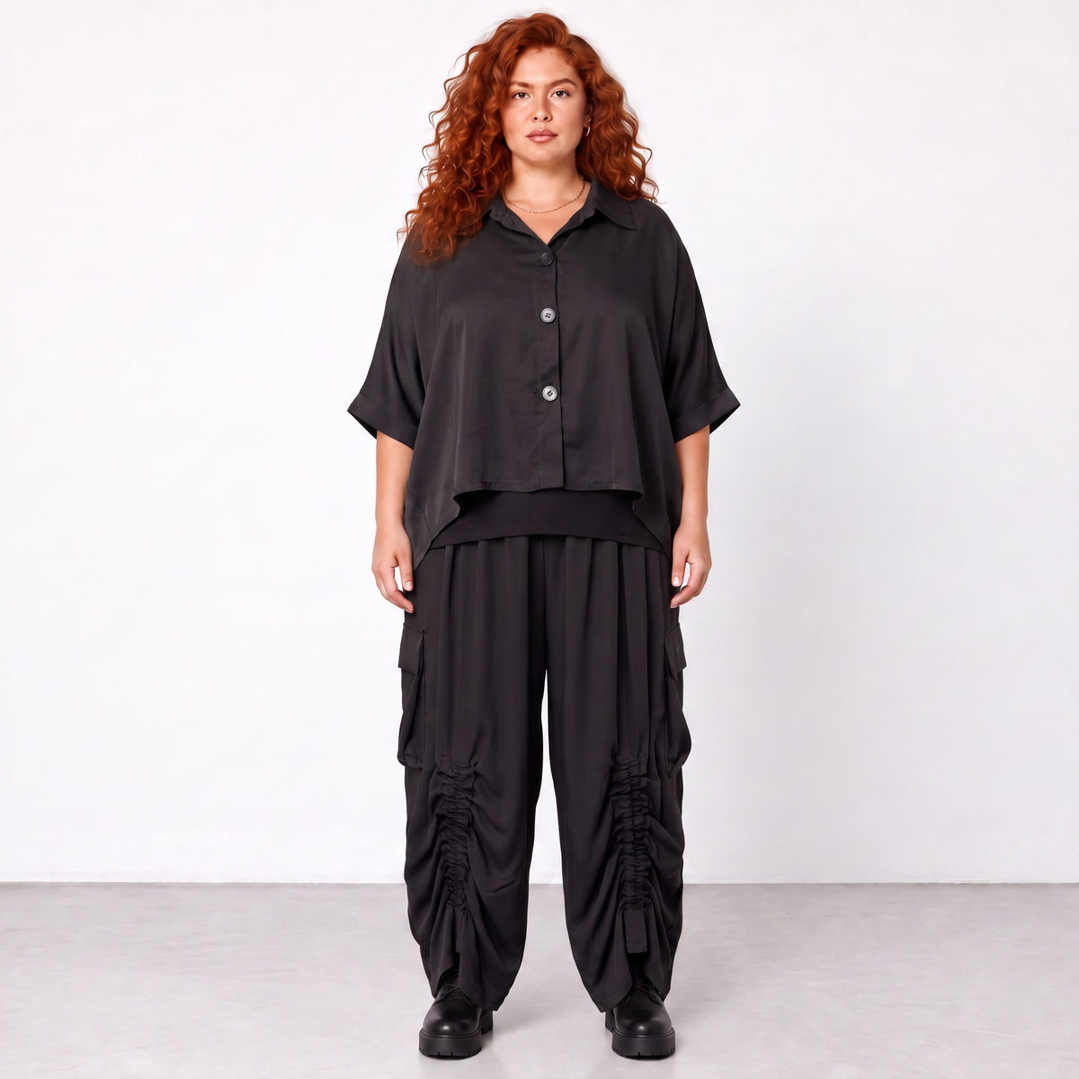 AKH Premium · Bluse · UrbanFlow · 7092 · UrbanBlack