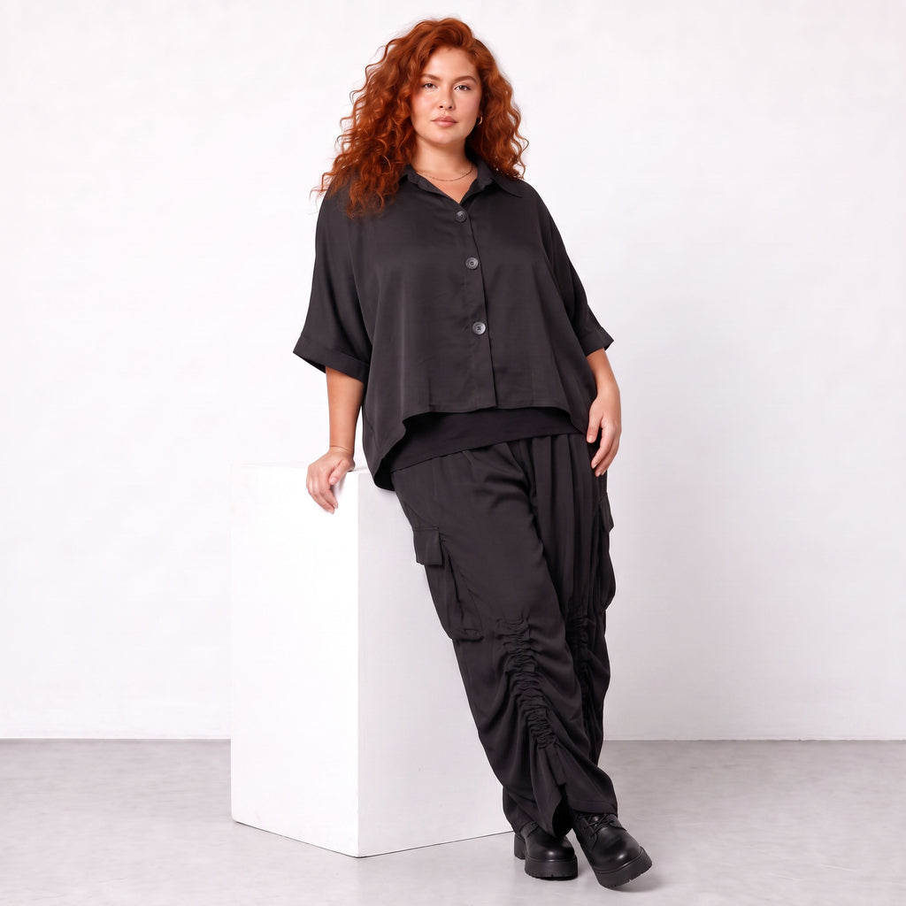 AKH Premium · Bluse · UrbanFlow · 7092 · UrbanBlack