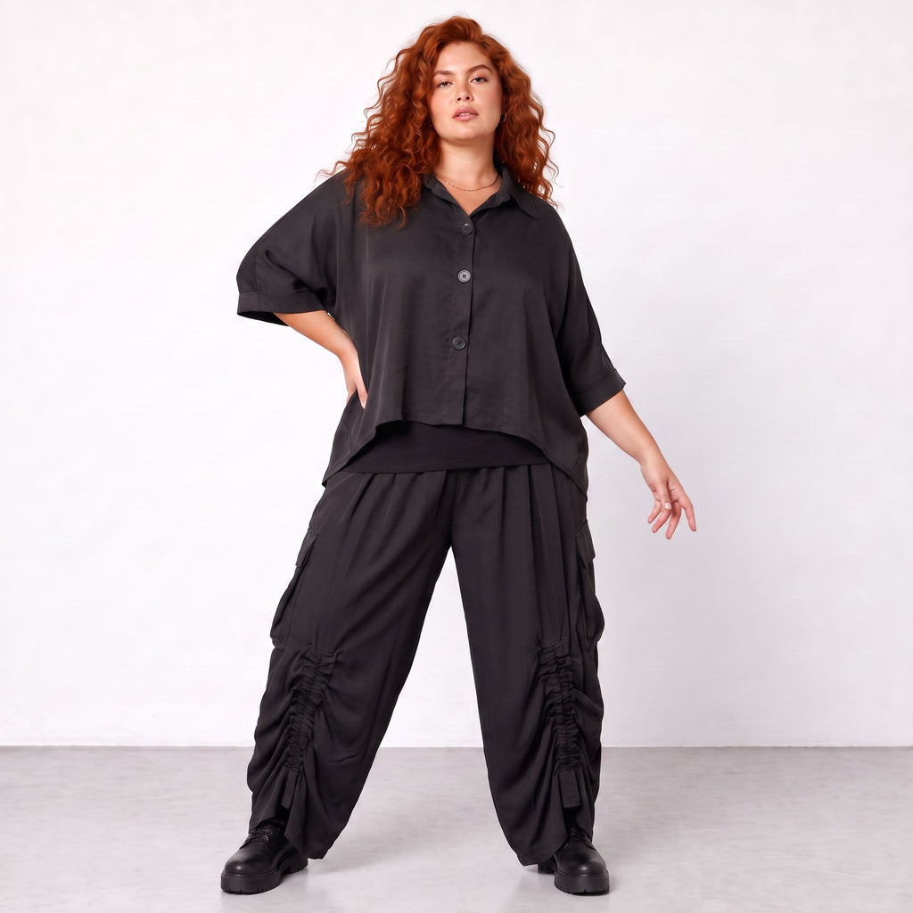 AKH Premium · Bluse · UrbanFlow · 7092 · UrbanBlack