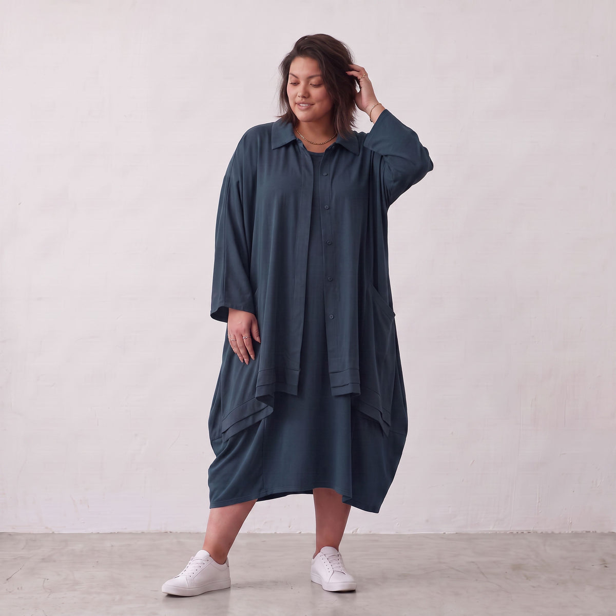 AKH Premium · Bluse · UrbanFlow · 7110 · UrbanPetrol