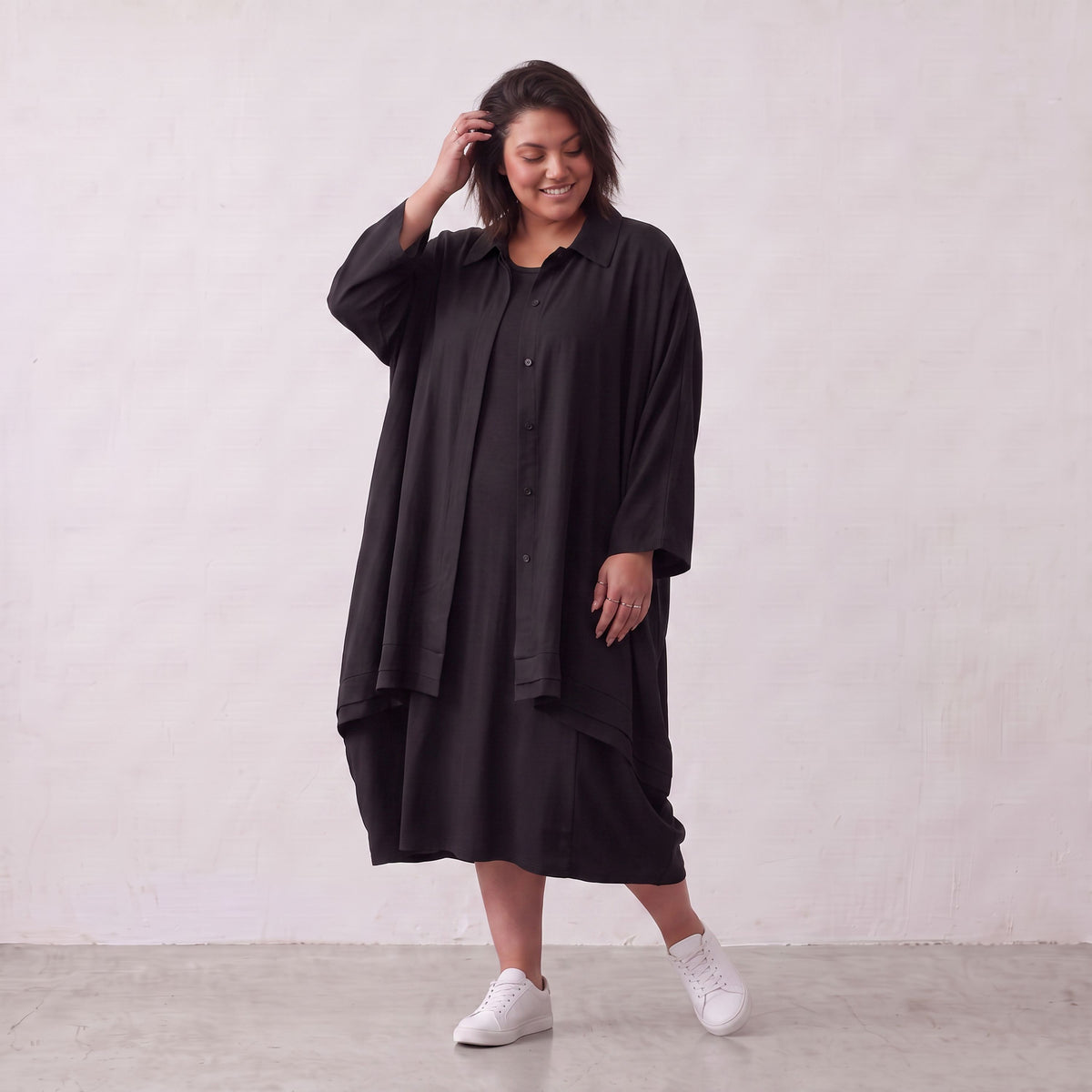AKH Premium · Bluse · UrbanFlow · 7110 · UrbanBlack