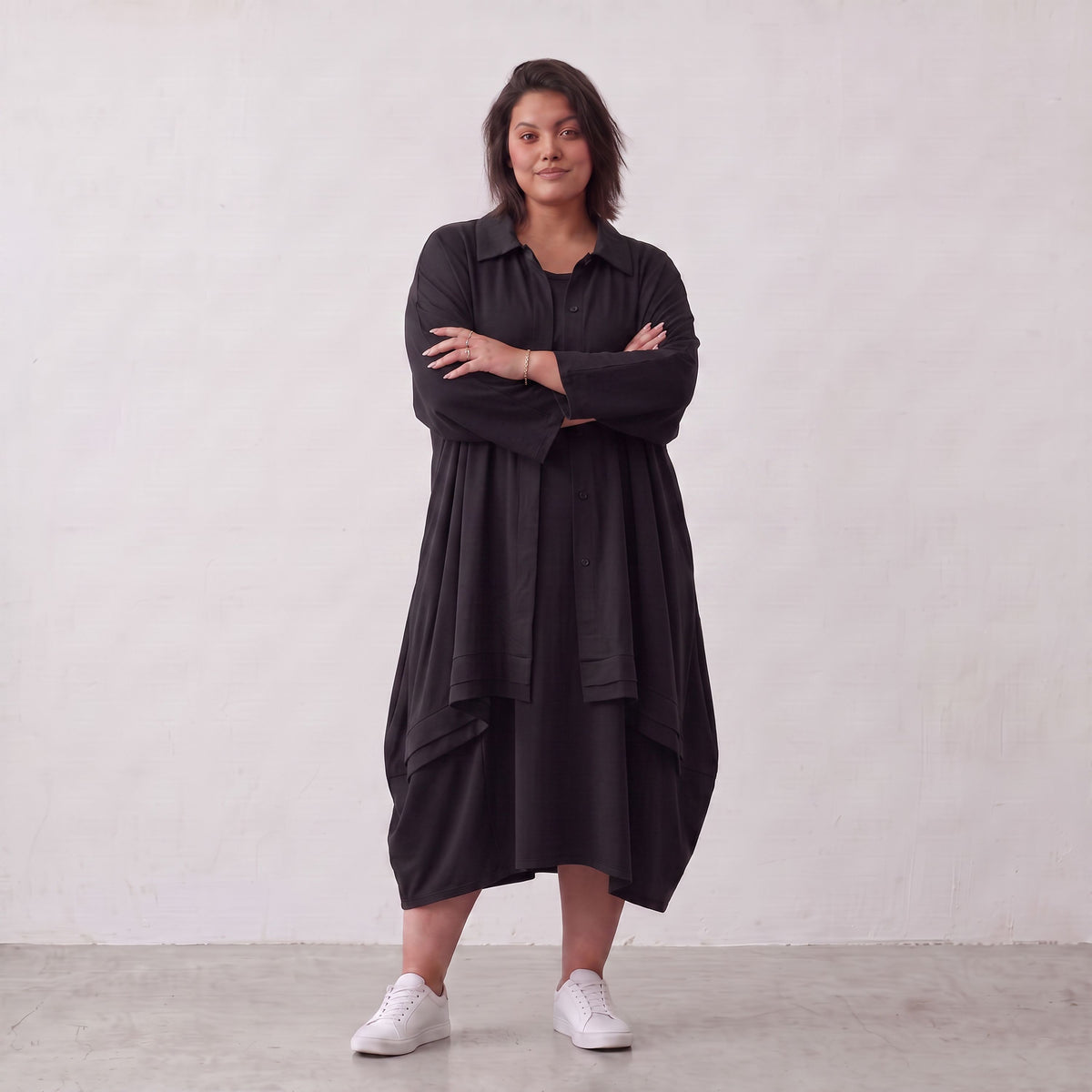 AKH Premium · Bluse · UrbanFlow · 7110 · UrbanBlack