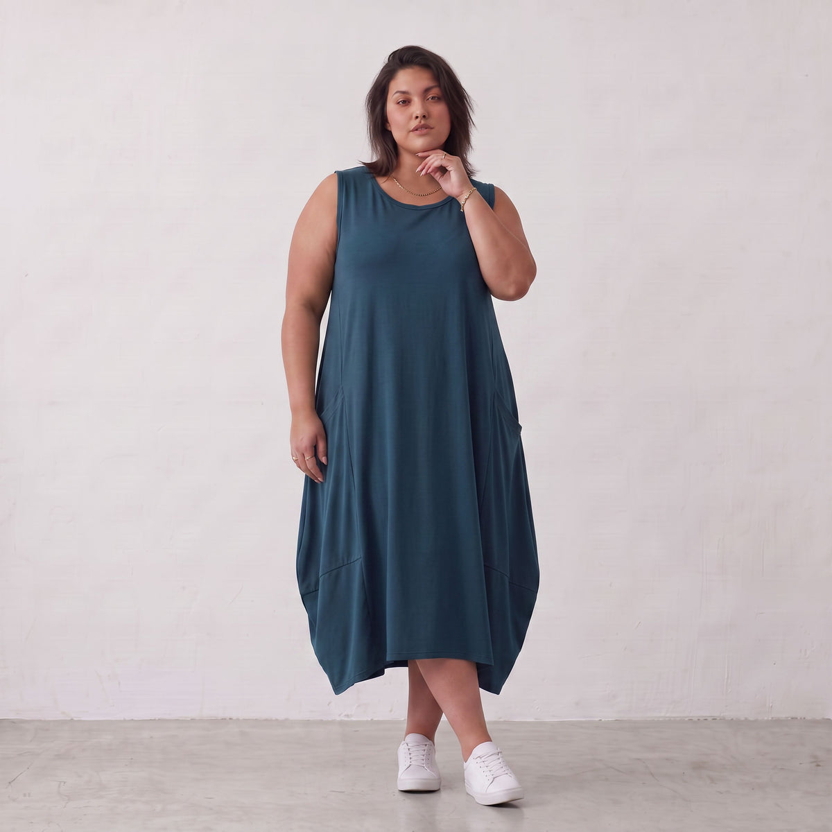 AKH Premium · Kleid · UrbanFlow · 7263 · UrbanPetrol