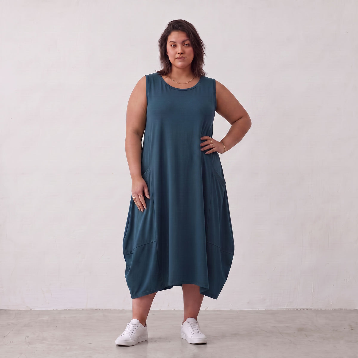 AKH Premium · Kleid · UrbanFlow · 7263 · UrbanPetrol