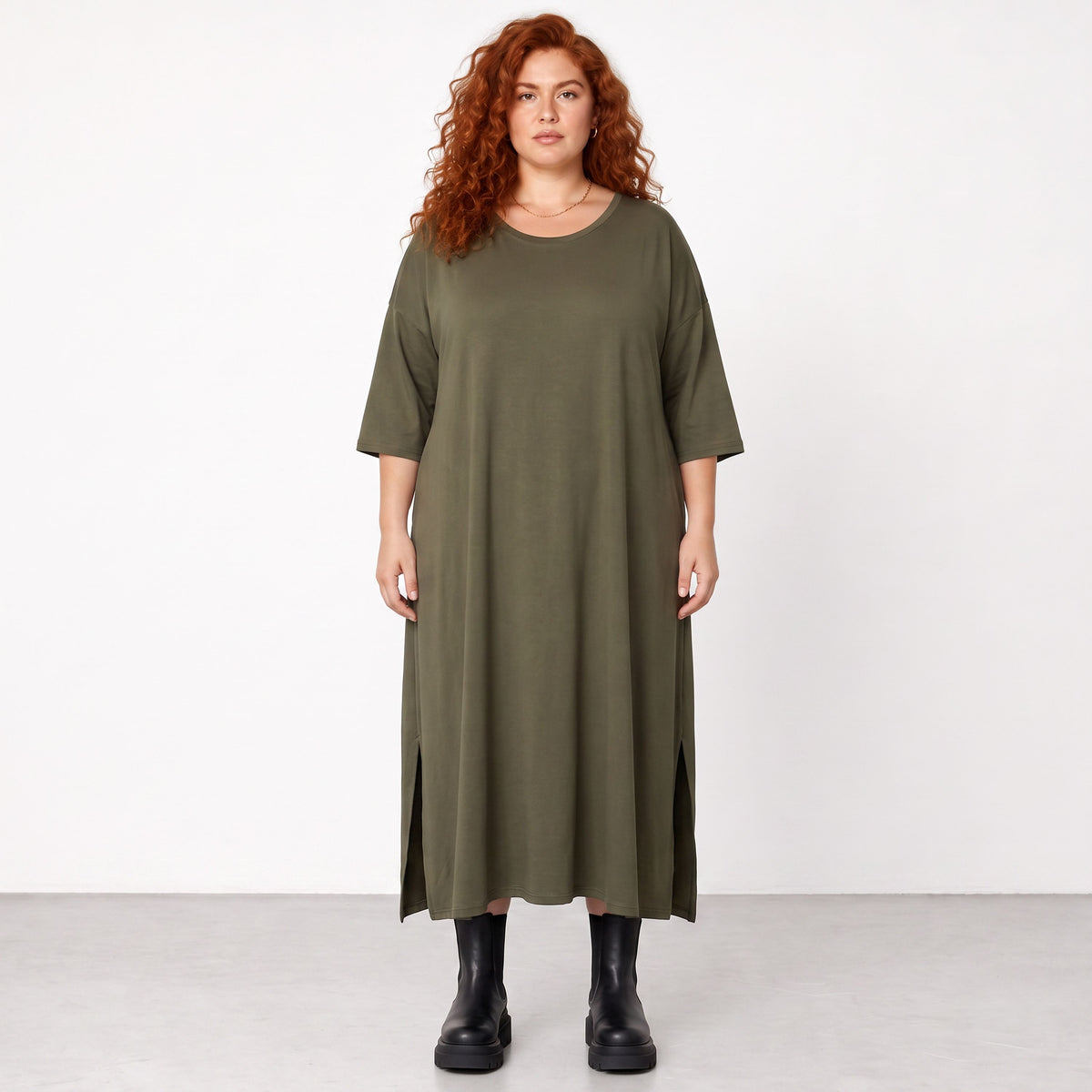 AKH Premium · Kleid · UrbanFlow · 7284 · UrbanKhaki