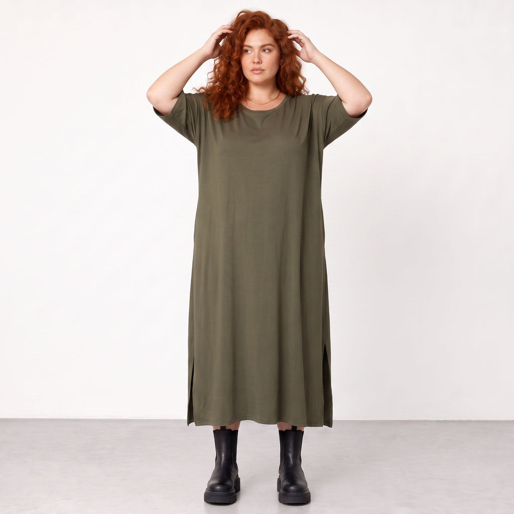 AKH Premium · Kleid · UrbanFlow · 7284 · UrbanKhaki