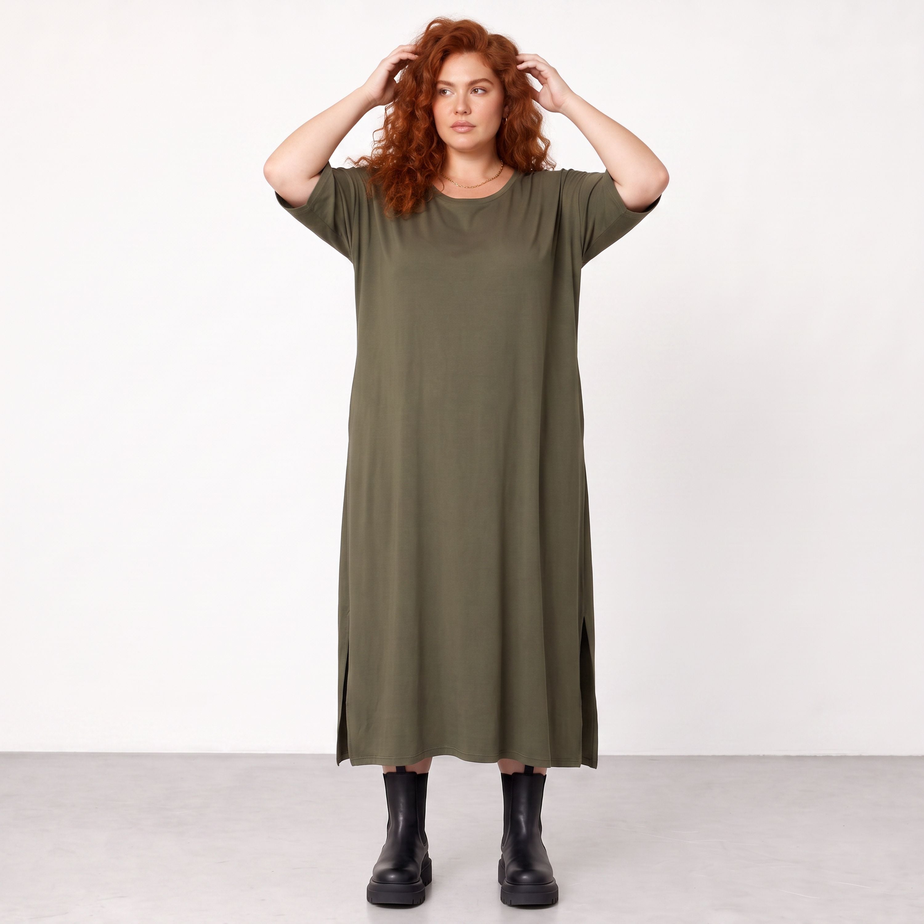 AKH Premium · Kleid · UrbanFlow · 7284 · UrbanKhaki
