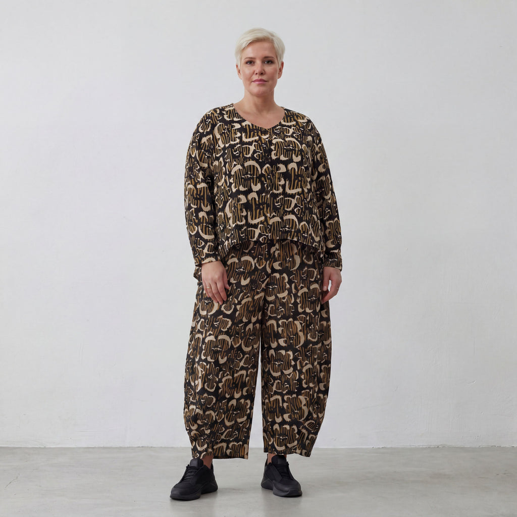 AKH Fashion 8069-UrbanSafari, Black-Sand-Beige