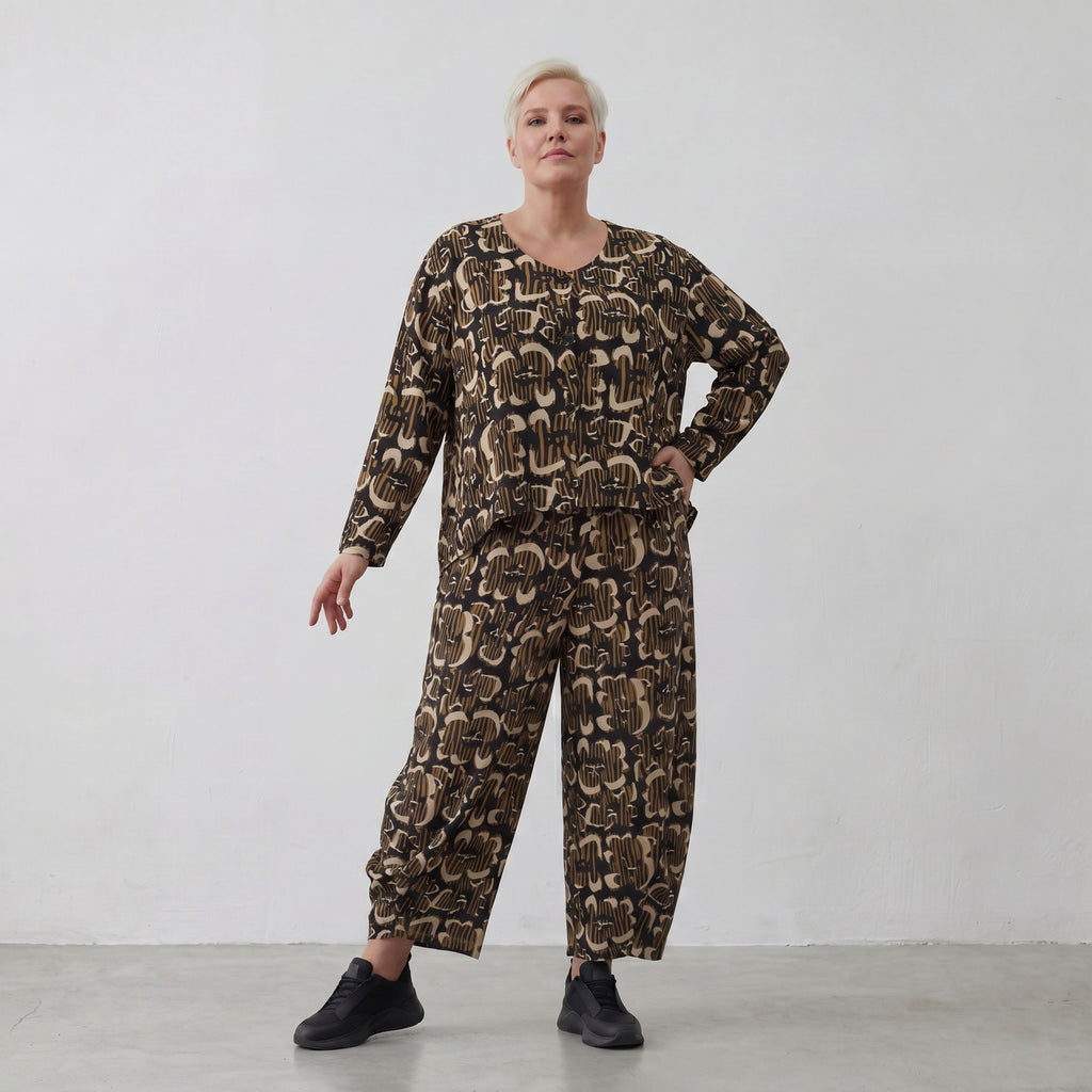 AKH Fashion 8069-UrbanSafari, Black-Sand-Beige