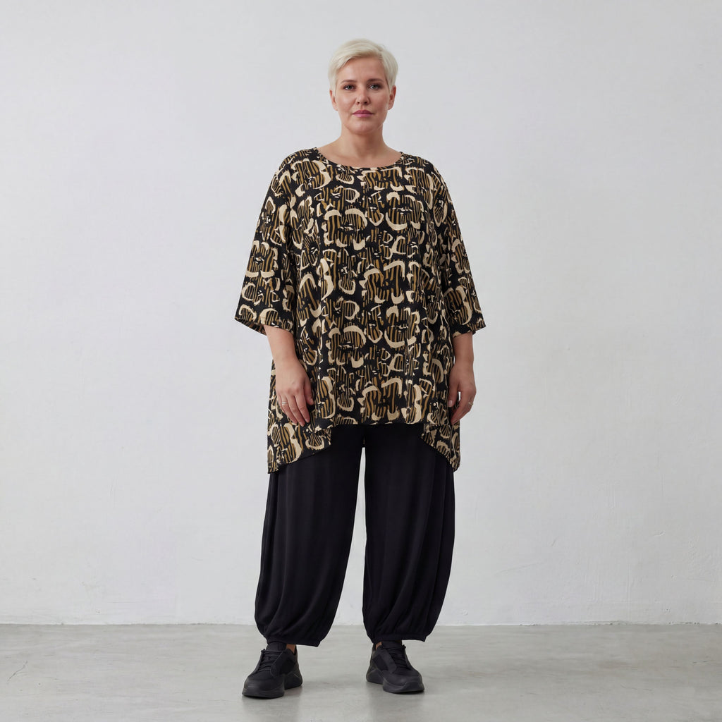 AKH Fashion 593-UrbanSafari, Black-Sand-Beige