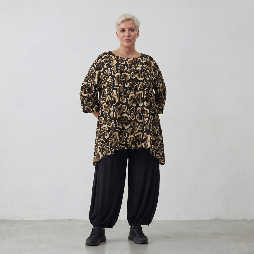 AKH Fashion 593-UrbanSafari, Black-Sand-Beige