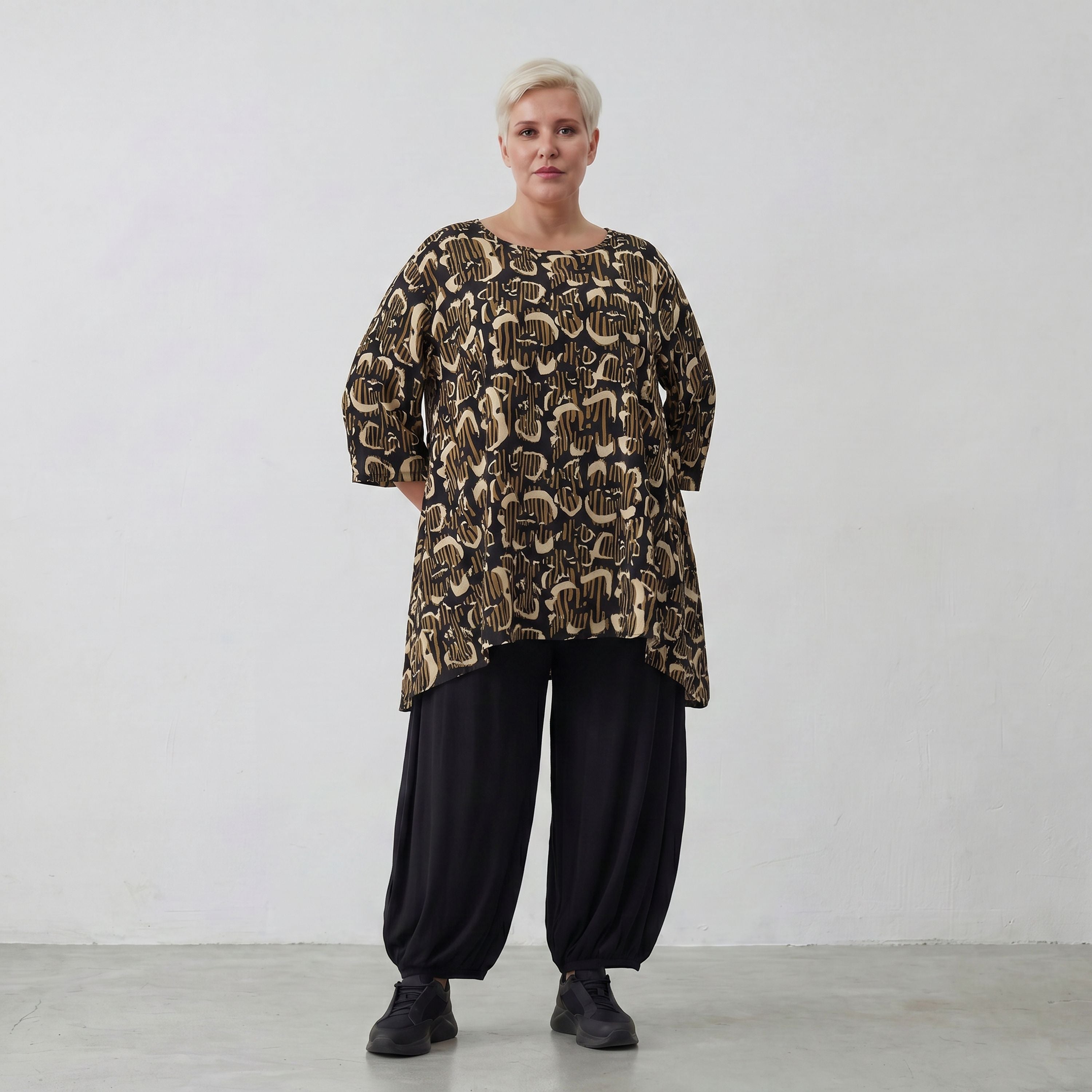 AKH Fashion 593-UrbanSafari, Black-Sand-Beige