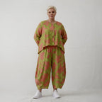 AKH Fashion Jacke 130 VividFlorella, Apfelgrün-Koralle