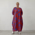 AKH Fashion Kleid 1926 VividFlorella, Rot-Lila