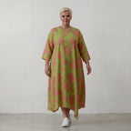 AKH Fashion Kleid 1927 VividFlorella, Apfelgrün-Koralle